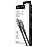 Cablu USB tip C - Lightning C94 Mfi 1M Kruger&Matz