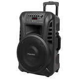 Boxa Activa Portabila Inch K&m Uhf 12 cu Bluetooth, radio FM, baterie reincarcabila si AUX