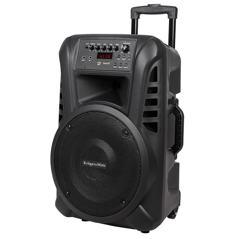 Boxa Activa Portabila Inch K&m Uhf 12 cu Bluetooth, radio FM, baterie reincarcabila si AUX