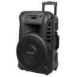 Boxa Activa Portabila Inch K&m Uhf 12 cu Bluetooth, radio FM, baterie reincarcabila si AUX
