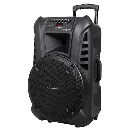 Boxa Activa Portabila Inch K&m Uhf 15 cu Bluetooth, radio FM, baterie reincarcabila si USB
