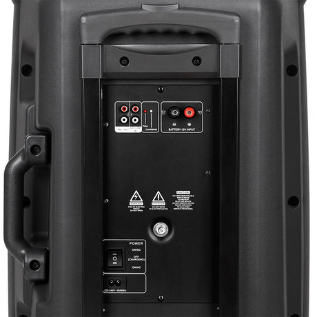 Boxa Activa Portabila Inch K&m Uhf 15 cu Bluetooth, radio FM, baterie reincarcabila si USB