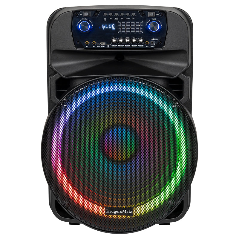 Boxa Activa Portabila Inch & Kruger Uhf 18 cu Bluetooth, radio FM, baterie reincarcabila si AUX
