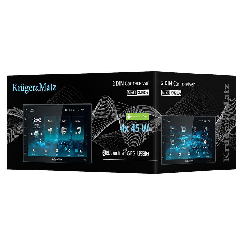Player Auto 2 din Android 10 Kruger&Matz