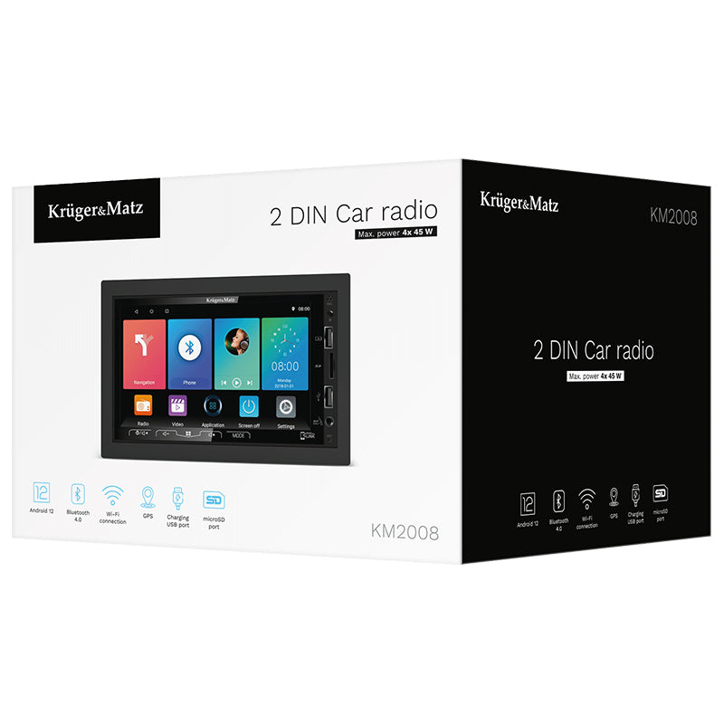 Player Auto 2 din 4X45W Android 13 Kruger&Matz