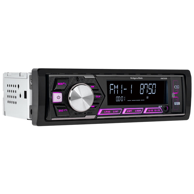 Player Auto 1 din 4x45w & Kruger Km 2009 cu Bluetooth, radio FM, AUX si USB