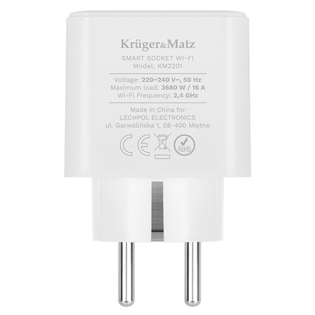 Priza Smart WIFI Connect P3 TUYA Kruger&Matz
