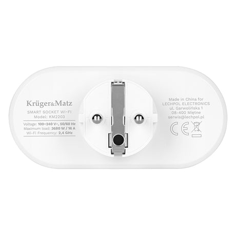 Priza Smart WIFI Connect P5 TUYA Kruger&Matz