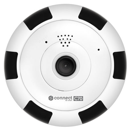 Camera WiFi Connect Tuya Fisheye & Kruger C 70 cu alarma, Internet WiFi si USB