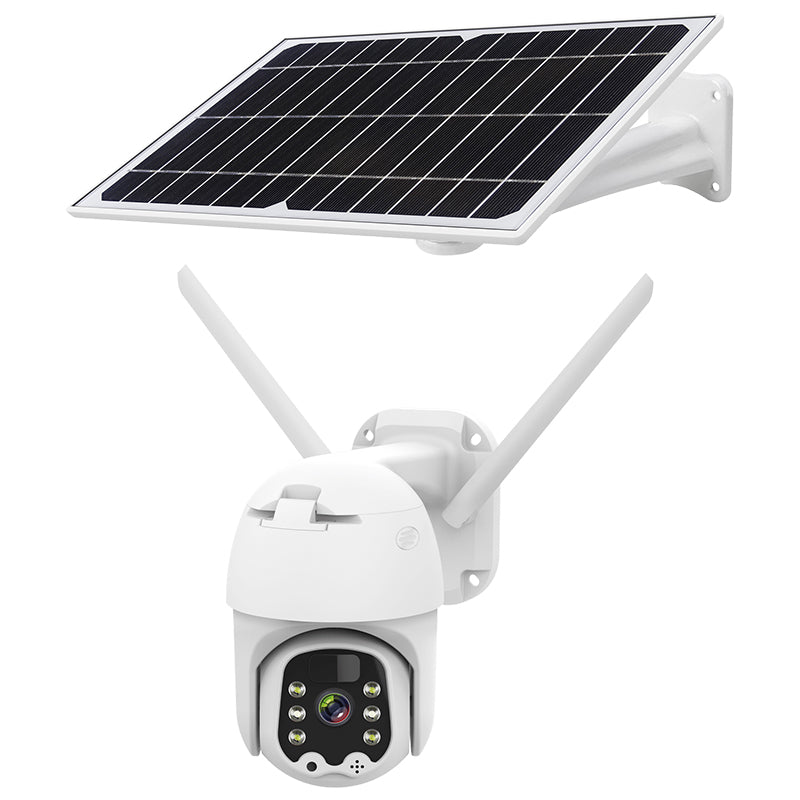 Camera WiFi Connect Tuya Solar & Kruger C 90 cu alarma, Internet WiFi si baterie 9600 mAh