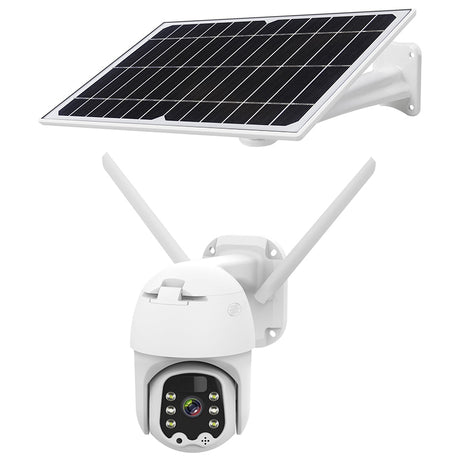 Camera WiFi Connect Tuya Solar & Kruger C 90 cu alarma, Internet WiFi si baterie 9600 mAh