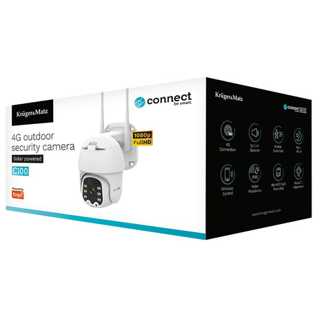 Camera 4G 2 Mpx Connect C100 Solar TUYA K&M