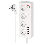 Prelungitor Smart 4 Prize Schuko 4 Connect Km 2250 cu USB