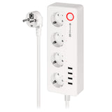 Prelungitor Smart 4 Prize Schuko 4 Connect Km 2250 cu USB