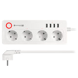Prelungitor Smart 4 Prize Schuko 4 Connect Km 2250 cu USB