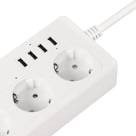 Prelungitor Smart 4 Prize Schuko 4 USB Connect P6 TUYA