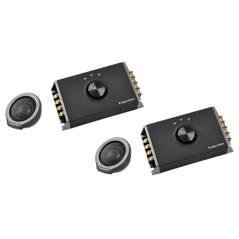Set Difuzoare Auto 6.5 Inch Tweetere Filtre Km 620t11 cu Card SD si Sunet Stereo