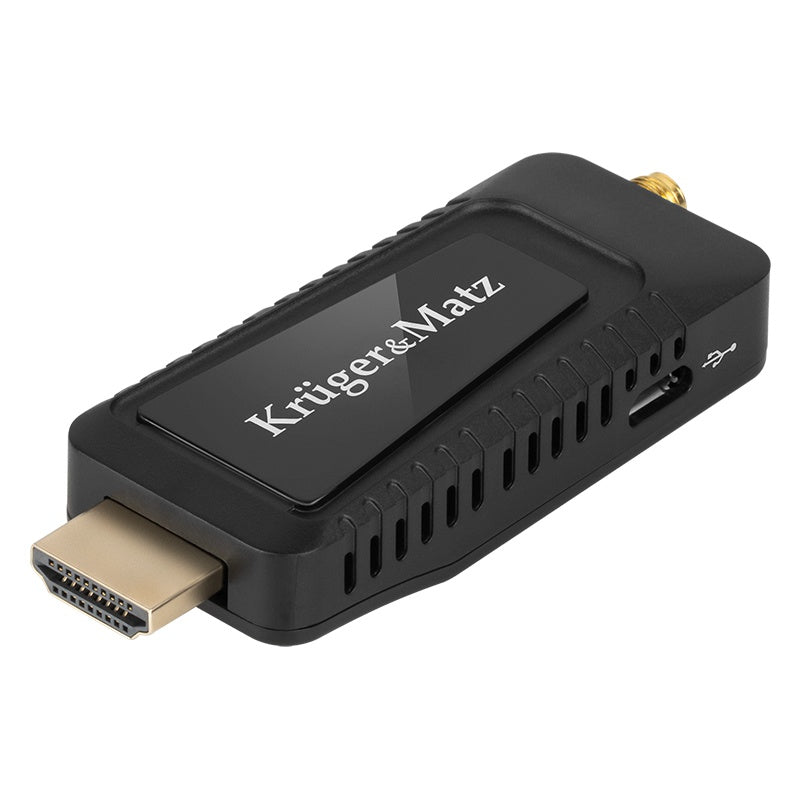 Tuner Dvb-t2 Hevc H.265 HDMI & Kruger Km 9999 cu USB si Telecomanda