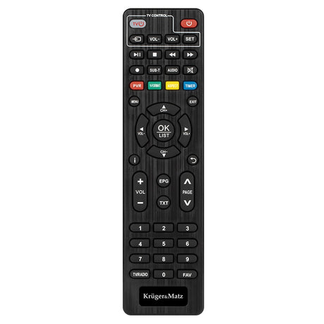 Tuner Dvb-t2 Hevc H.265 HDMI & Kruger Km 9999 cu USB si Telecomanda