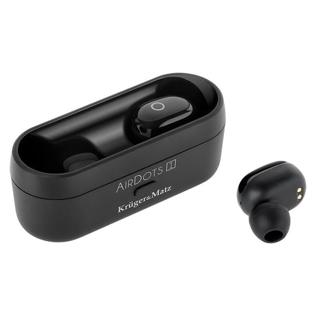Casti Tws Air Dots 1 & Kruger cu Bluetooth, baterie 300 mAh si USB