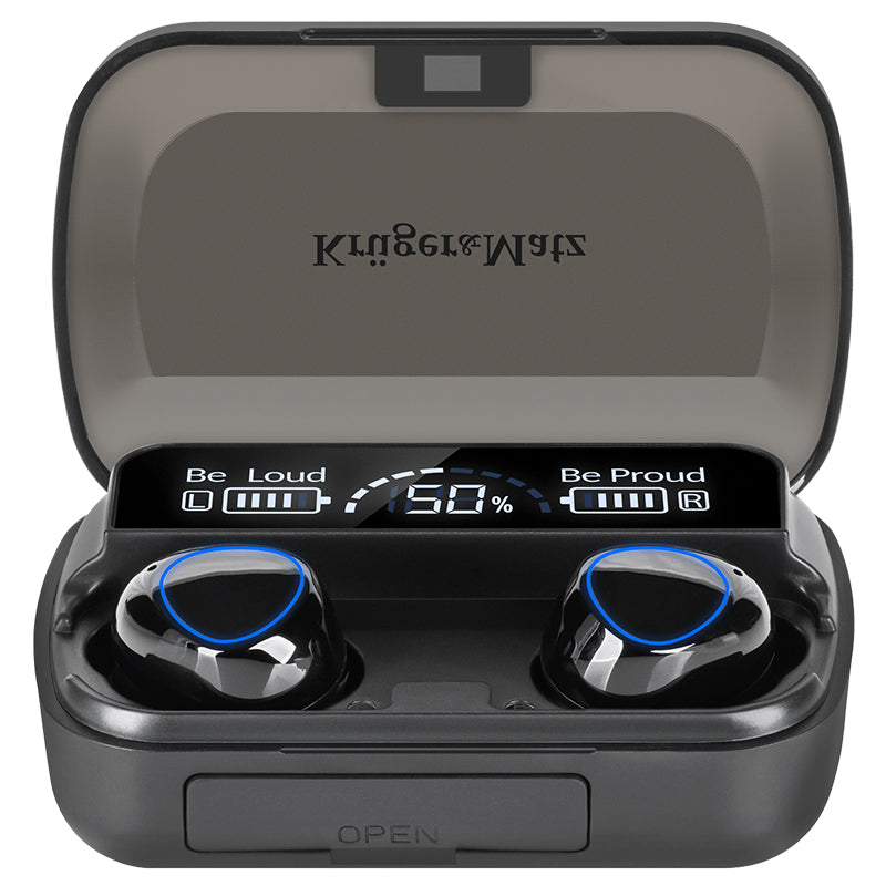 Casti 5.3 Powerbank & Kruger M 10 cu Bluetooth, baterie 300 mAh si USB