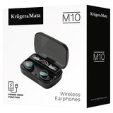 Casti 5.3 Powerbank & Kruger M 10 cu Bluetooth, baterie 300 mAh si USB