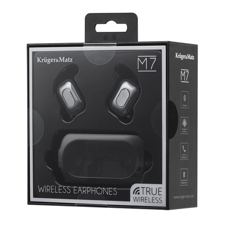 Casti M7 True & Kruger cu Bluetooth si baterie 380 mAh