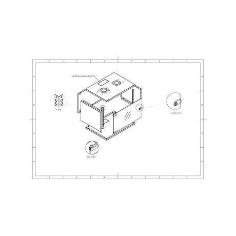 Rack de Perete 6U 19 Inch Dekro