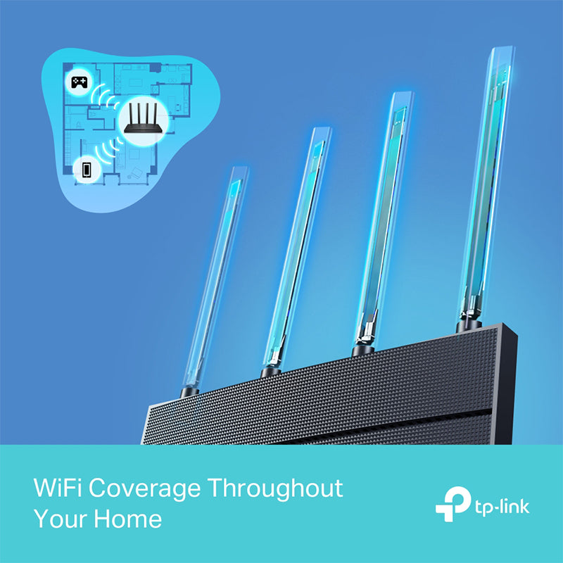 Router Gigabit Wifi6 Archer Tp-link Ax 12 cu Internet WiFi