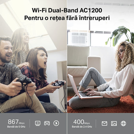 Router Wireless Gigabit AC1200 Archer C64 Tp-Link
