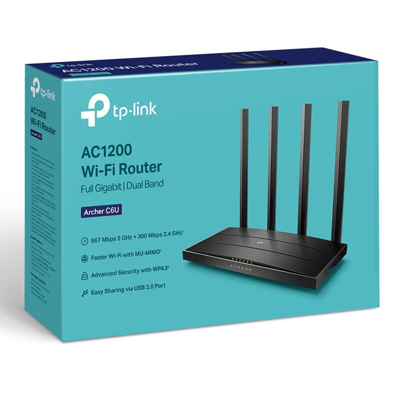 Router Wireless Gigabit Archer C6U USB Tp-Link