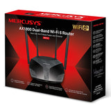 Router 4 Porturi Gigabit Wi-fi 6 Mercusys AC 1800 cu Internet WiFi si USB
