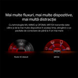 Router 4 Porturi Gigabit Wi-fi 6 Mercusys AC 1800 cu Internet WiFi si USB