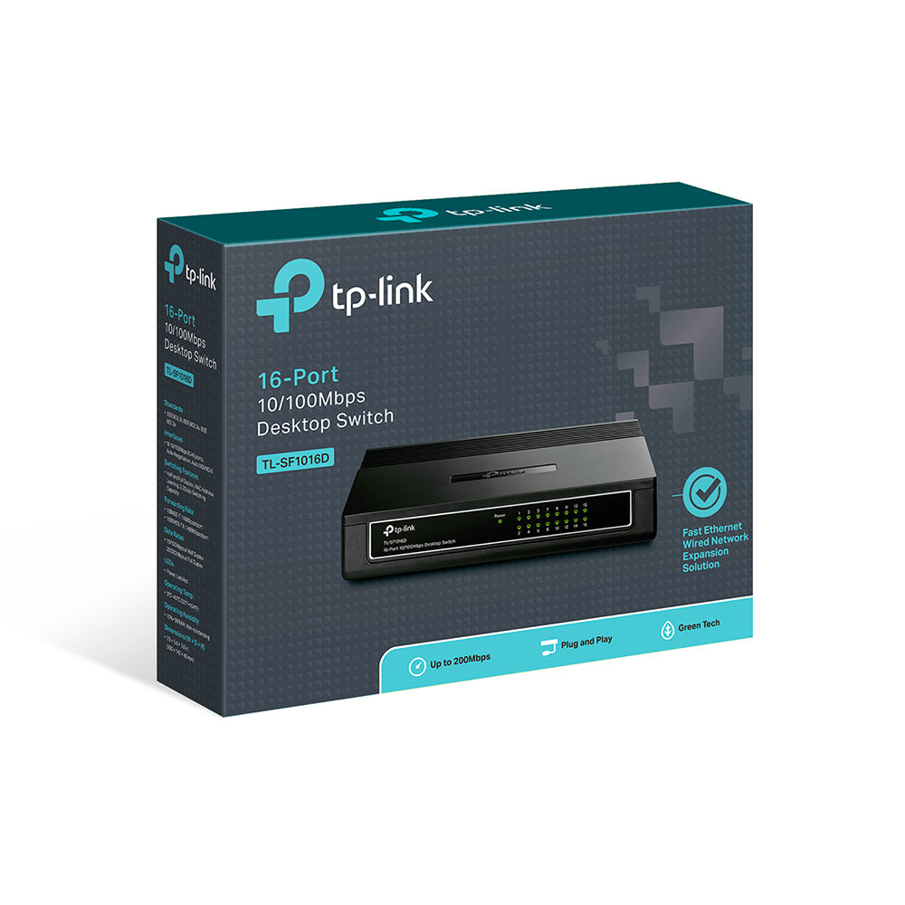 Switch 16 Porturi Tp-link Tl- 10 100mbs Sf 1016d