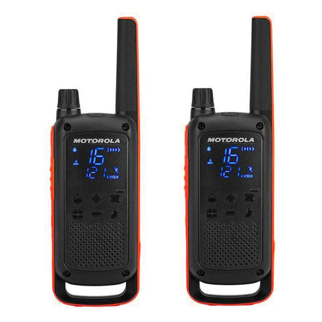 Statie Radio Pmr Set 2 Buc Motorola T 82 cu baterie 800 mAh