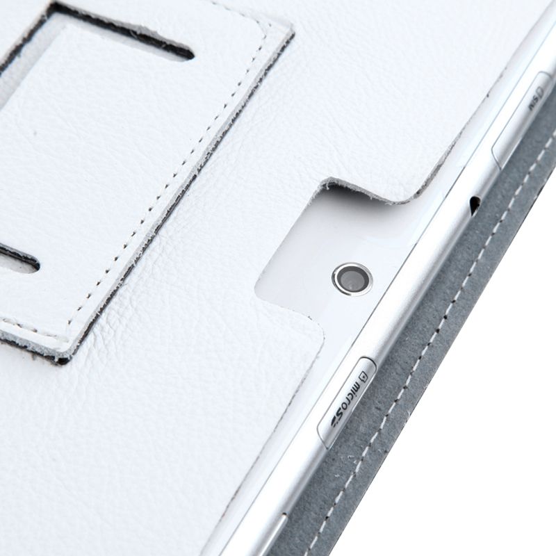 Husa Alba Piele Eco Samsung Galaxy Tab P 5100