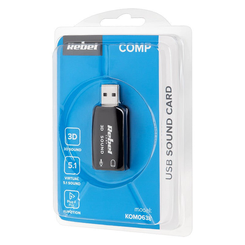 Placa Sunet 5.1 USB Rebel