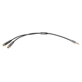 Cablu Adaptor 3.5 4 Pini-2X 3.5 Stereo 20CM