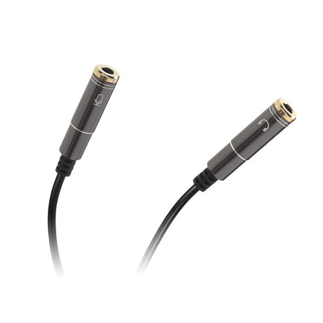 Cablu Adaptor 3.5 4 Pini-2X 3.5 Stereo 20CM