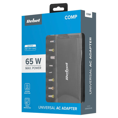 Alimentator Laptop Automat 65W 18-20V Rebel