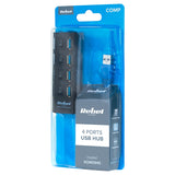 Hub 3.0 4 Porturi Rebel Kom 0940 cu USB