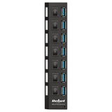 Hub 3.0 7 Porturi Rebel Kom 0941 cu USB
