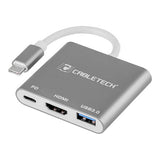 Adaptor Cablu USB 3.0 tip C -USB 3.0 tip C/HDMI/Pd
