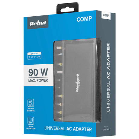 Alimentator Universal 15-20v Pd Rebel Kom 0962 cu USB