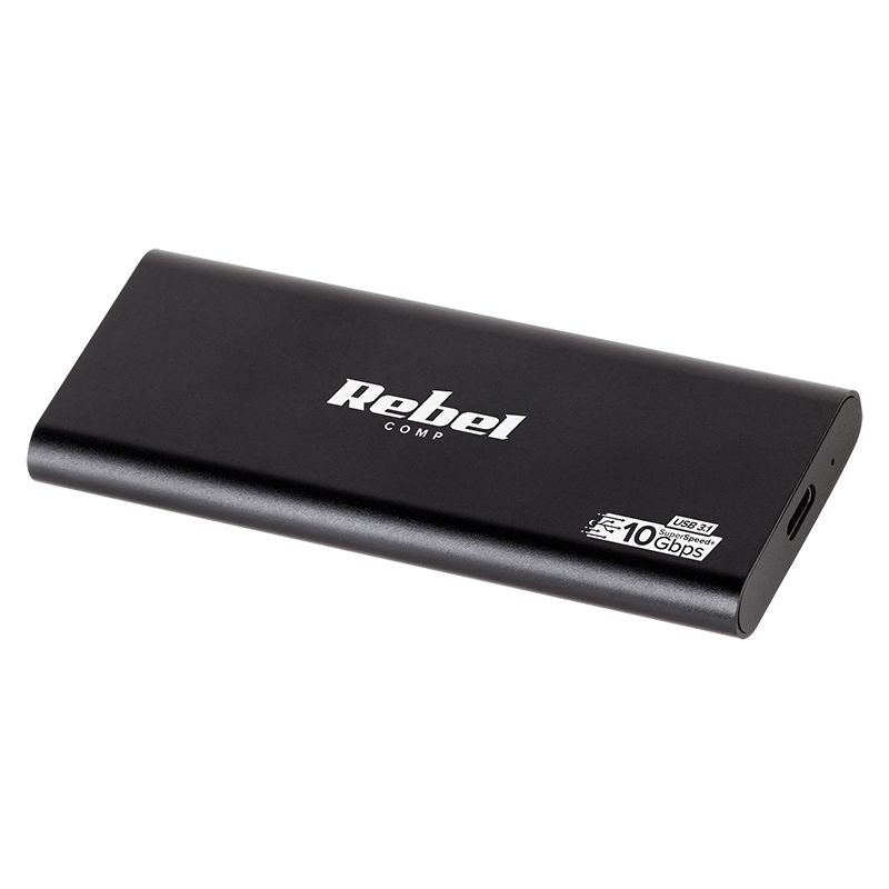 Rack Aluminiu Ssd M2 Tip C 3.0 Rebel Kom 0976 cu USB