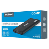 Rack Aluminiu Ssd M2 Tip C 3.0 Rebel Kom 0976 cu USB