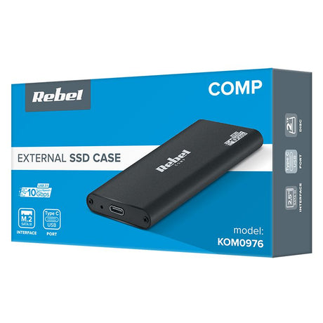 Rack Aluminiu SSD M2 USB tip C 3.0 Rebel