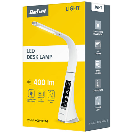 Lampa LED Birou Display Temperatura Rebel