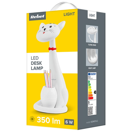 Lampa LED Birou Copii Model Pisica Rebel