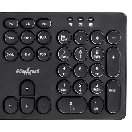 Kit Tastatura si Mouse Wireless WS400 Rebel